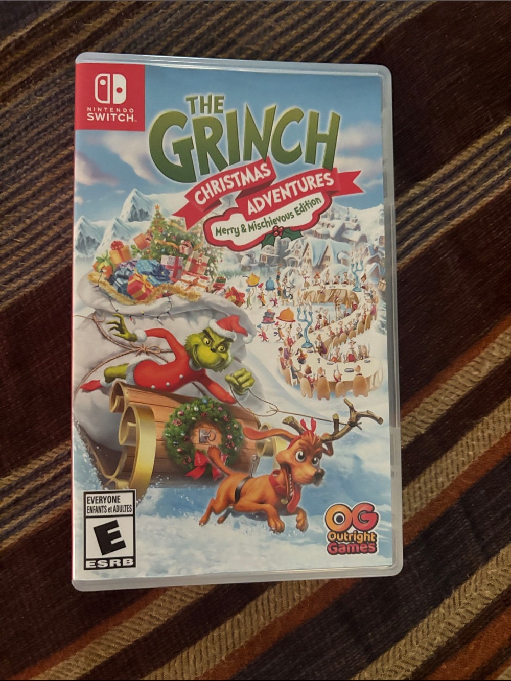 Nintendo Switch The Grinch Christmas Adventures - Green, Red, White